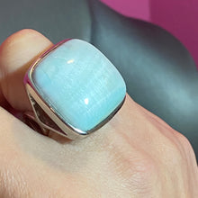 Load image into Gallery viewer, SS Important Designer Larimar Ring
