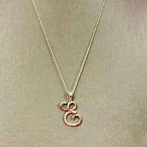 SS Diamond Pendant Necklace