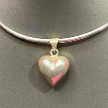 Load image into Gallery viewer, Sterling Puffy Heart Pendant
