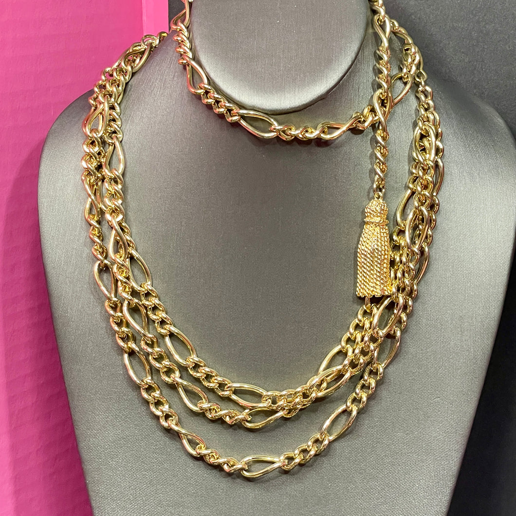 ❤️ Monet  Tassel Necklace Belt