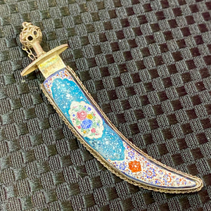 Enamelled Sword Pin