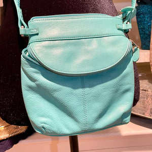 Front Opening Blue Crossbody