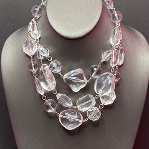 Signed Erickson Beamon Lucite Necklace