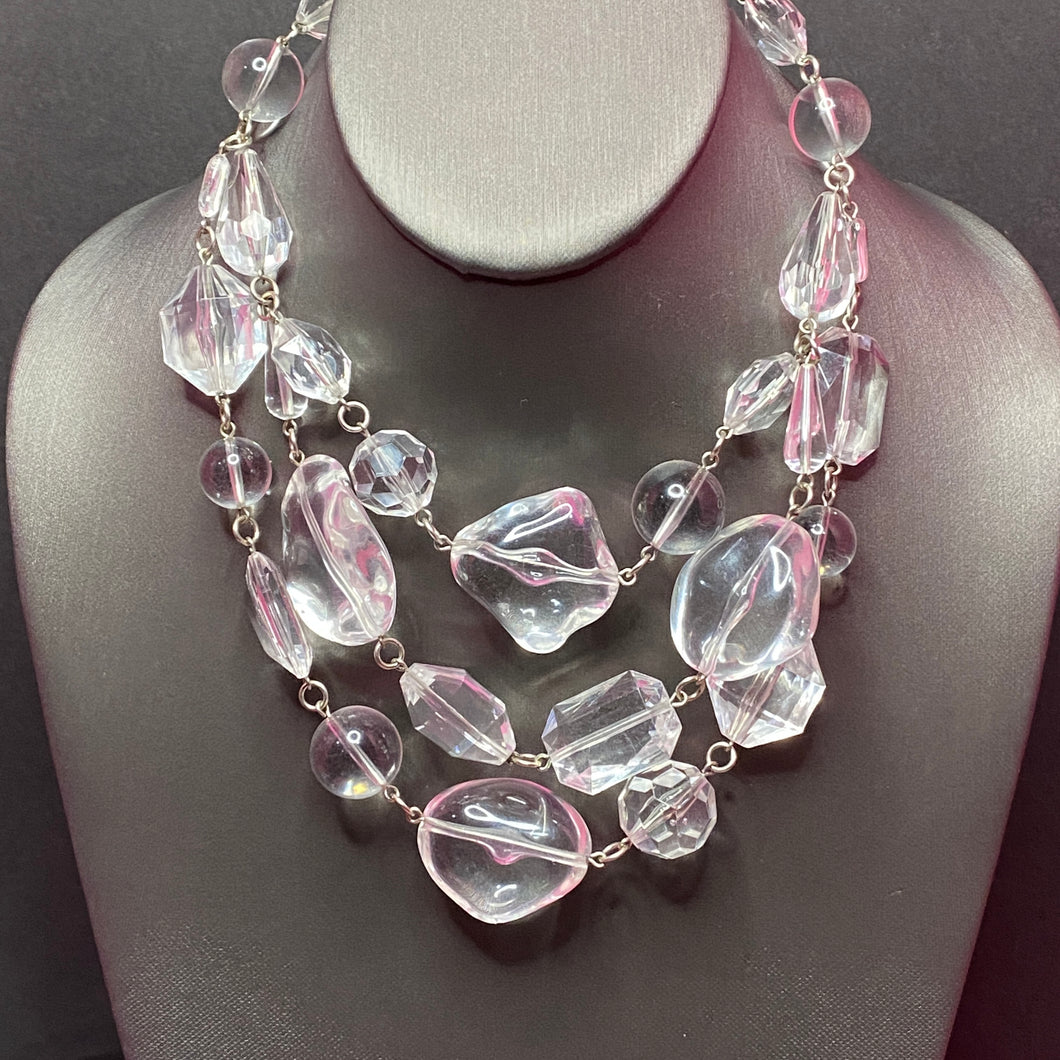 Signed Erickson Beamon Lucite Necklace