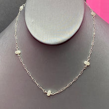 Load image into Gallery viewer, Old Paperclip Glass Necklace
