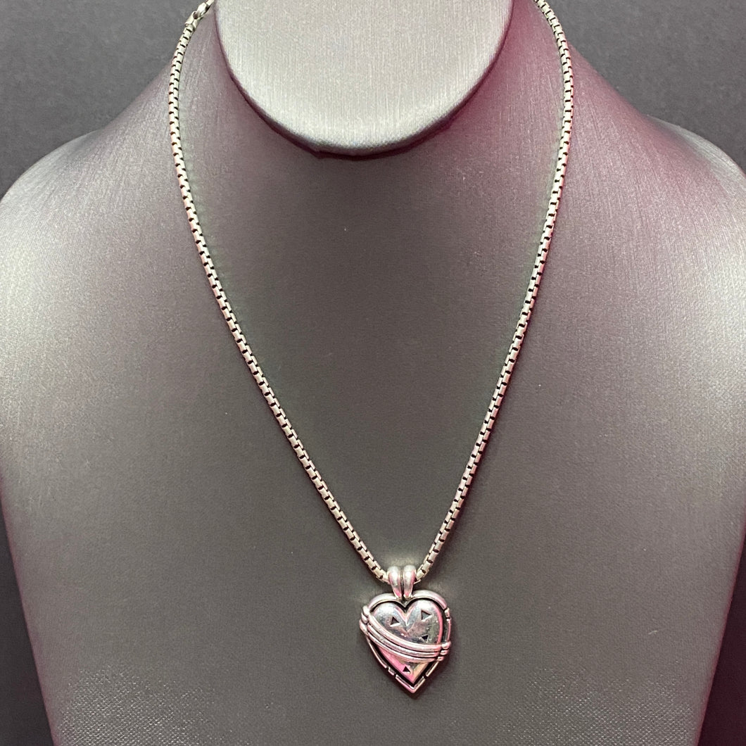 Sterling John Atencio Heart Necklace