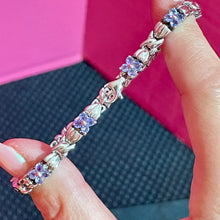 Load image into Gallery viewer, SS Special Link Tanzanite Bracelet
