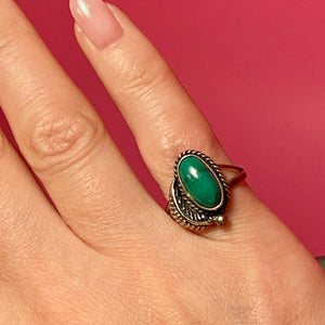 SS Turquoise Older Ring