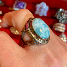 Load image into Gallery viewer, SS Larimar Ring (Older)
