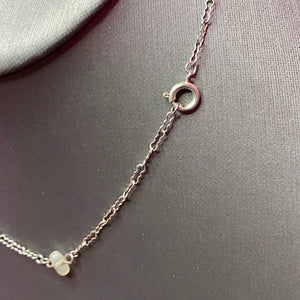 Old Paperclip Glass Necklace