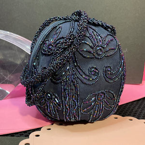 Dark Blue Ball Purse