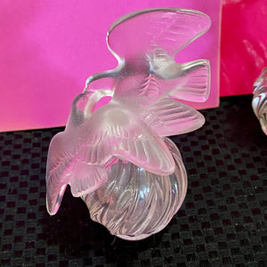 1950's Lalique For Nina Ricci Perfume Bottle