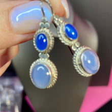 Load image into Gallery viewer, Sterling Calcedony Earrings
