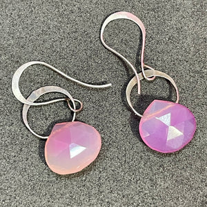 Sterling Tourmaline Briolette Earrings
