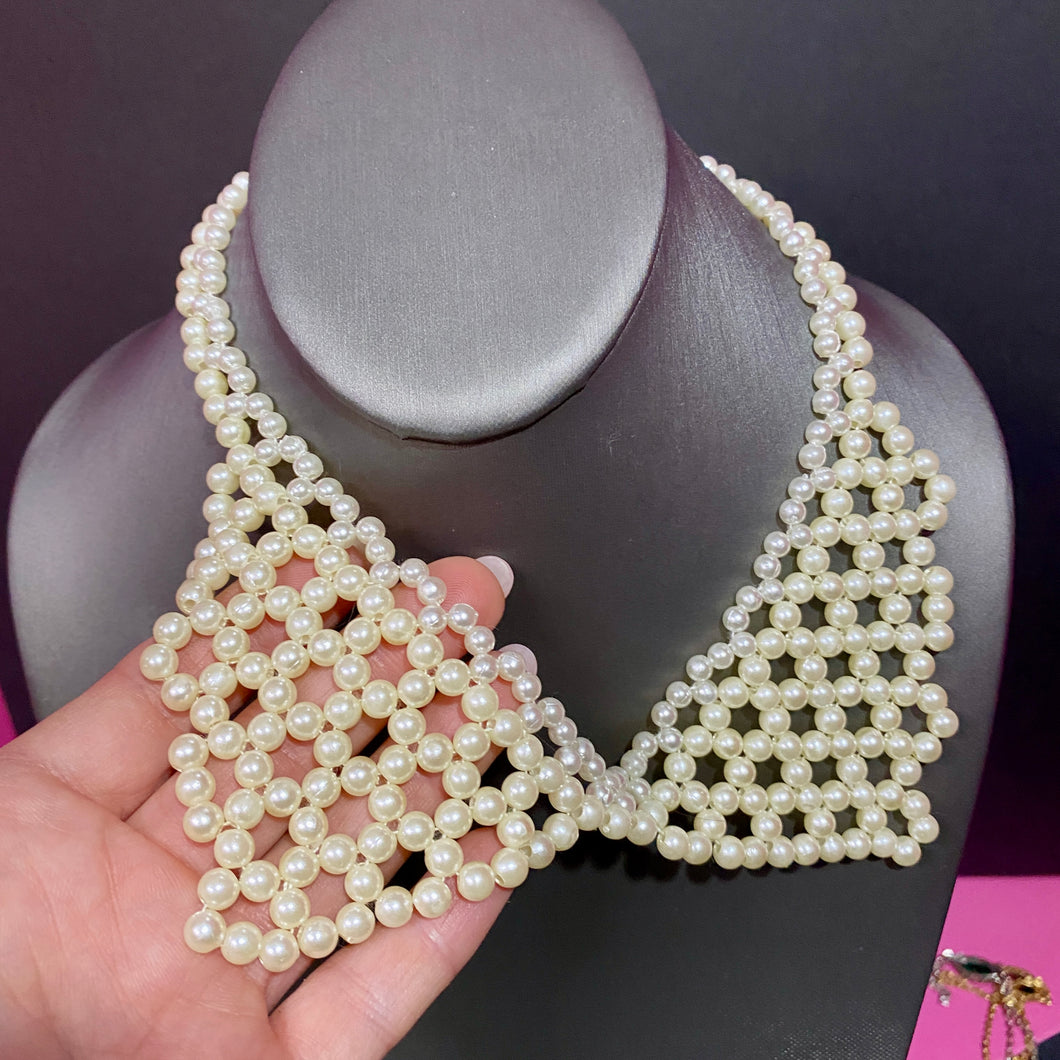 ❤️ Cheap & Cheerful But Cool Faux Pearl Collar