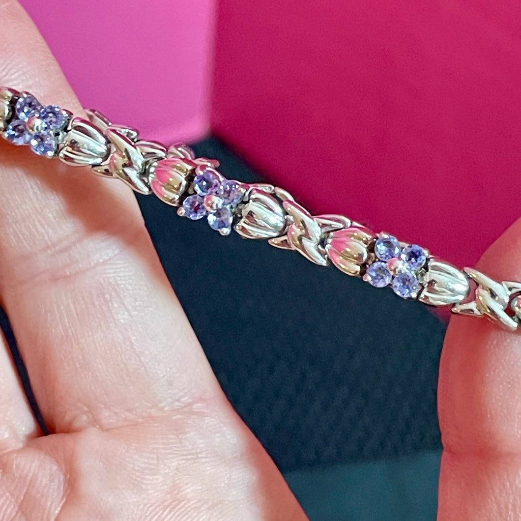 SS Special Link Tanzanite Bracelet