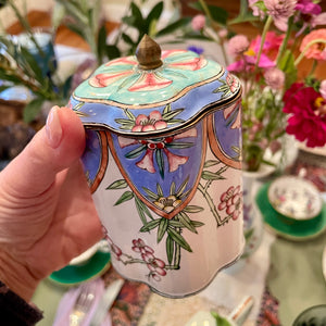 Wonderful Enamelled Tall Box