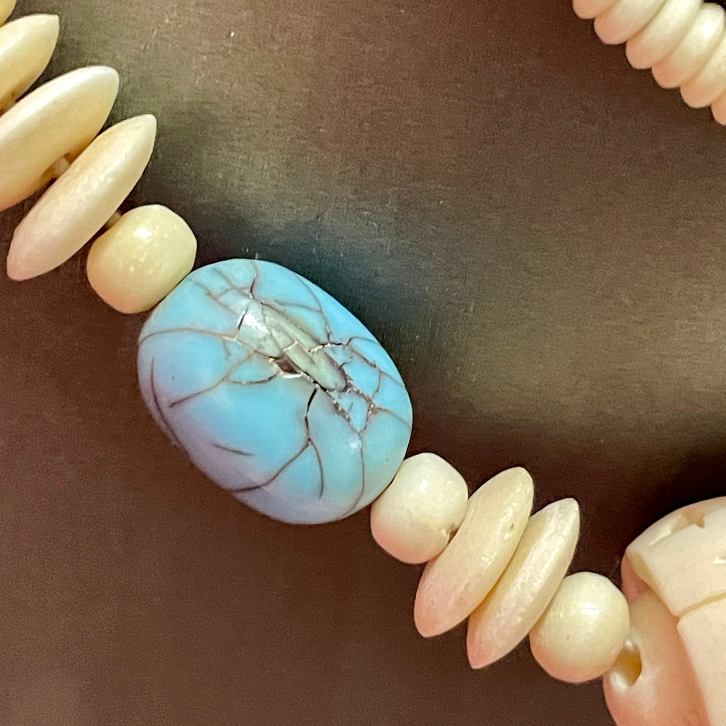 Old Carved Necklace