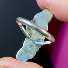 Load image into Gallery viewer, From Consigner Collection  Sterling Sodalite? Native American Long Ring
