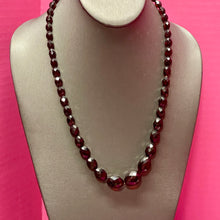 Load image into Gallery viewer, Old Faceted Cherry Amber Necklace
