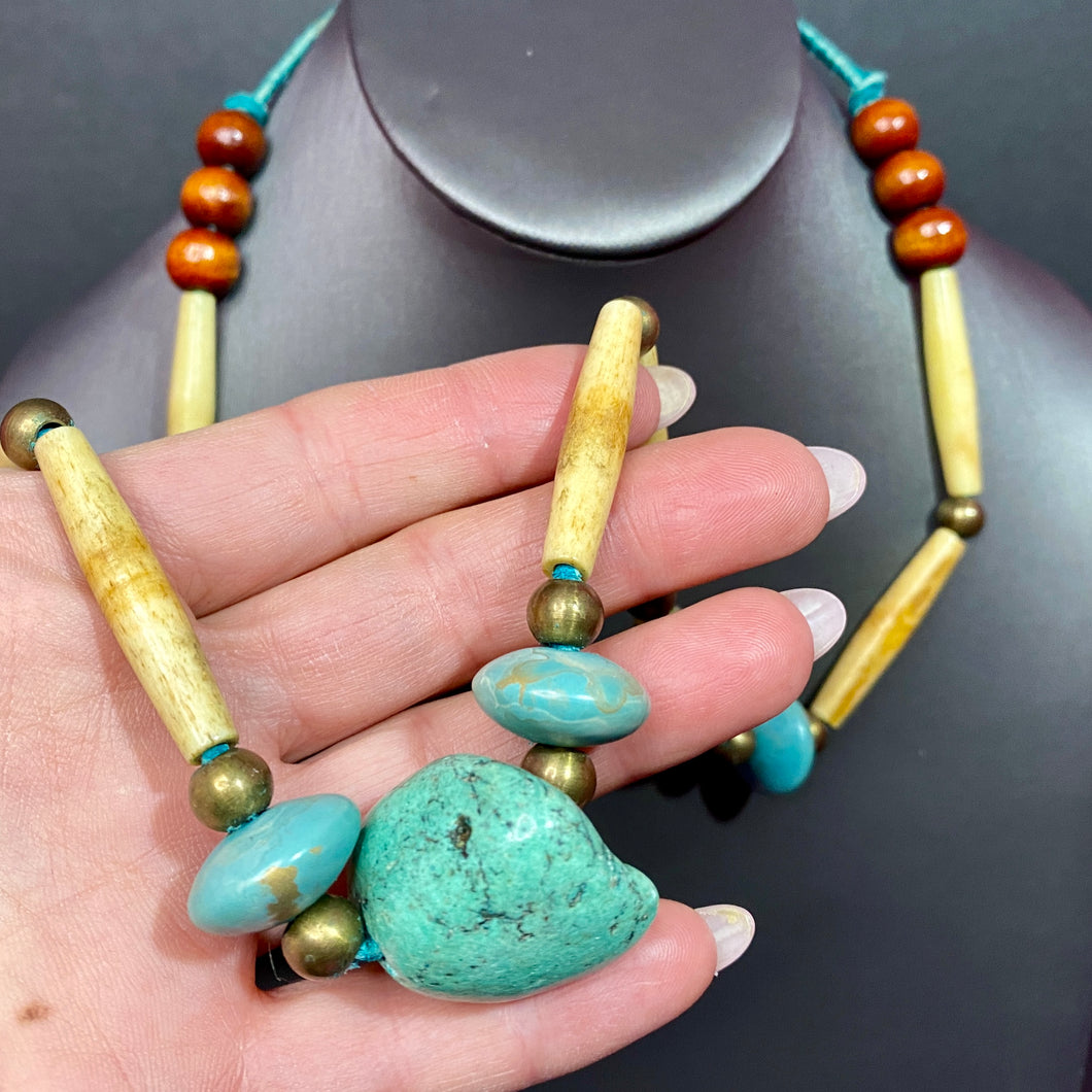 Chunky Turquoise Necklace