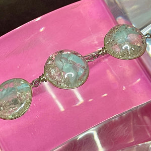 Sterling Glass Bracelet