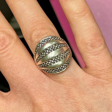 Load image into Gallery viewer, Sterling Gorgeous Dome  Ring

