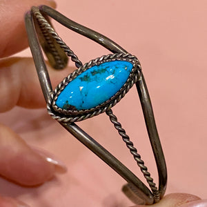 Sterling Turquoise NA Cuff