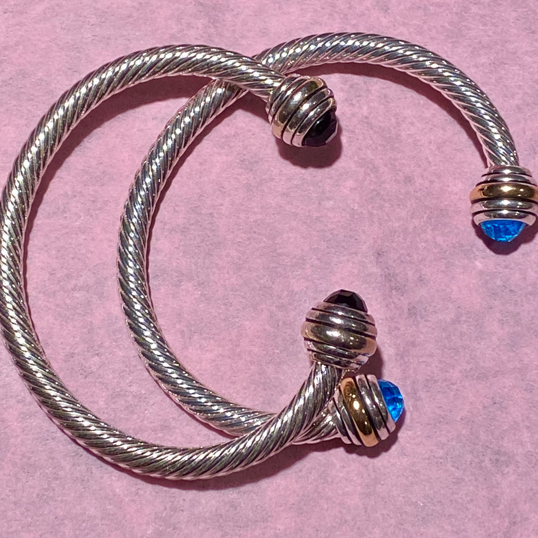 Pair Of Costume Cuff Bracelets