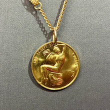 Load image into Gallery viewer, Older Virgo Pendant On Original Chain
