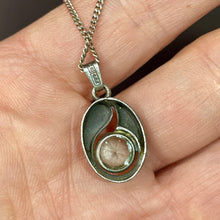 Load image into Gallery viewer, Sterling Rock Crystal Pendant Edgar Vet Fund
