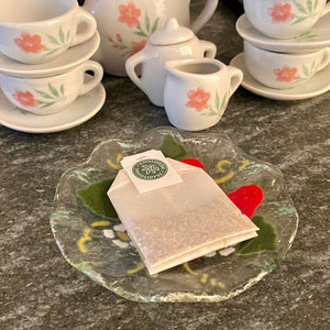 Artist Made Little Fused Glass Strawberry Dish