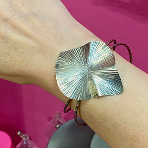 SS Modernist Cuff Bracelet