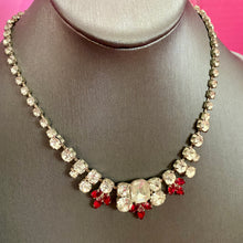 Load image into Gallery viewer, 80&#39;s Does Deco Rhinestone Necklace
