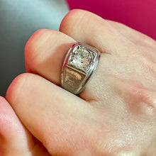 Load image into Gallery viewer, SS Men’s Style CZ Ring
