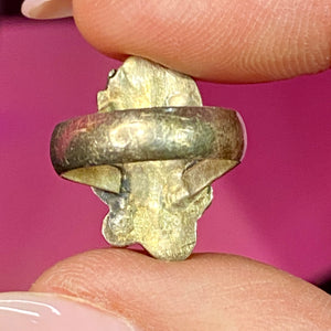 Sterling Old Squash Pinky Ring size 3.25