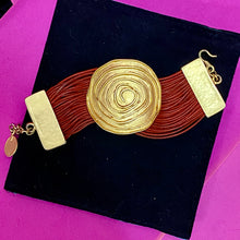 Load image into Gallery viewer, Wide Swirl Bracelet
