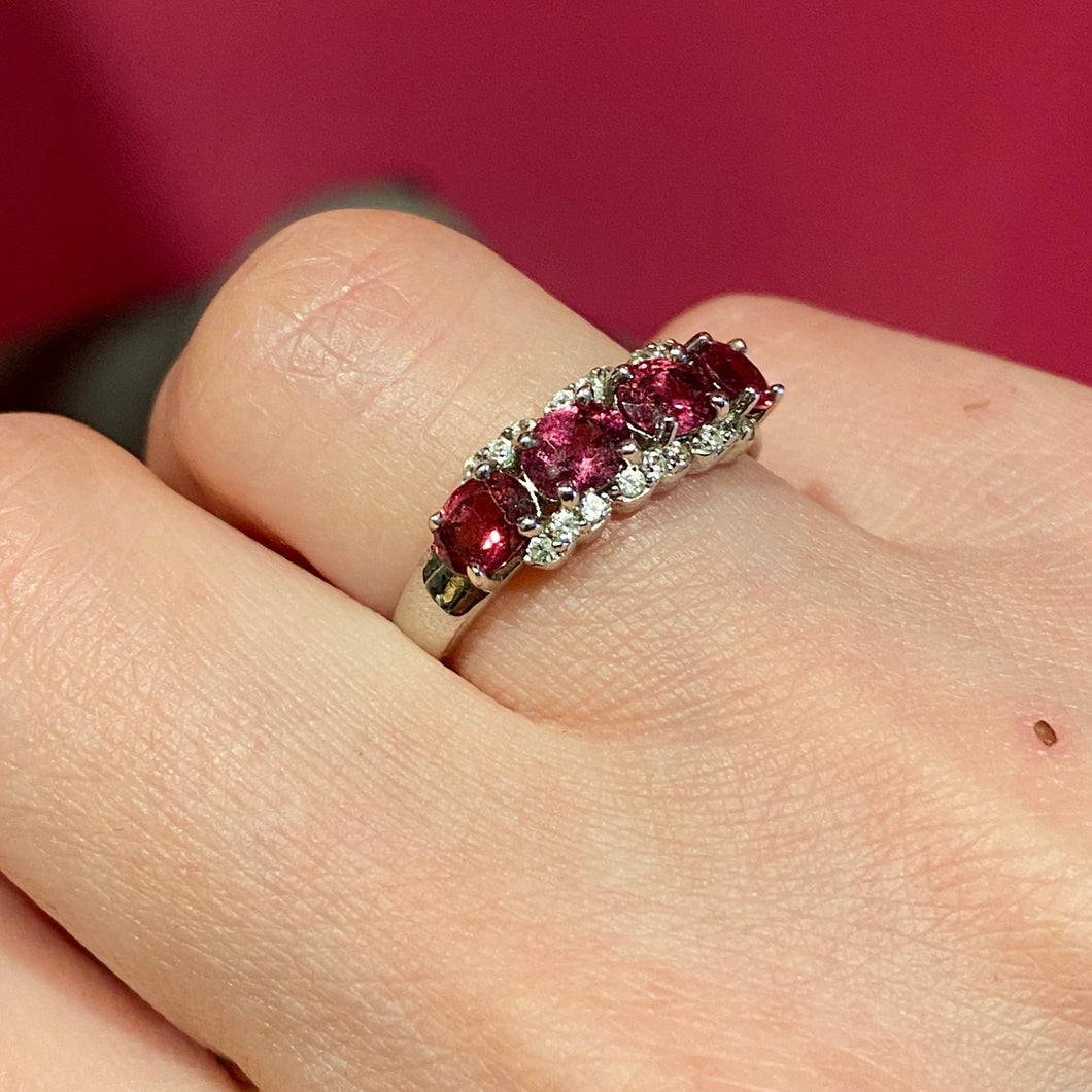 Tourmaline Spinel Ring