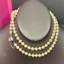 Load image into Gallery viewer, ❤️ Sterling Majorca Pearls Signed
