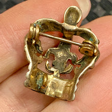 Load image into Gallery viewer, ❤️ Sterling Gold Wash Crown Pin

