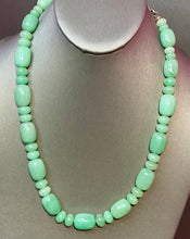 Load image into Gallery viewer, Sterling Huge Jade (Jadeite) Necklace
