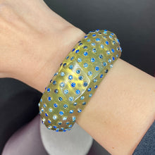 Load image into Gallery viewer, Lucite Rhinestone Cuff Edgar Vet Fund
