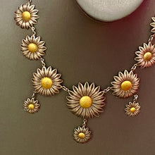 Load image into Gallery viewer, My Victorian Canetille Flower Necklace
