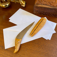 Load image into Gallery viewer, MCM Burl Wood Bird Letter Opener
