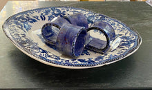 Load image into Gallery viewer, Artist Made Faux Denim Napkin Rings
