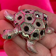 Load image into Gallery viewer, Rhinestone Turtle Pin
