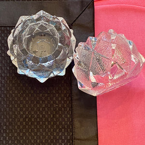 Orrefors Artichoke Votive Holders