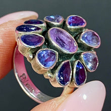 Load image into Gallery viewer, Sterling Nicky Butler Amazing Amethyst Tourmaline Ring Size 7
