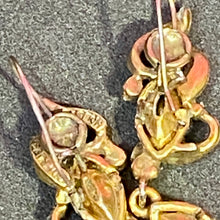 Load image into Gallery viewer, Sterling Vermeil Crystal Earrings
