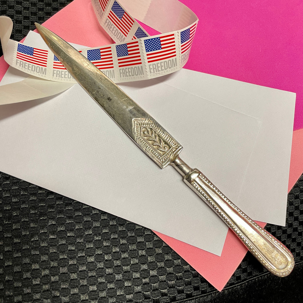 Sterling Silver Plated Letter Opener